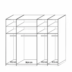 Pharao24 Schlafzimmerschrank Yanus><noscript><img width=