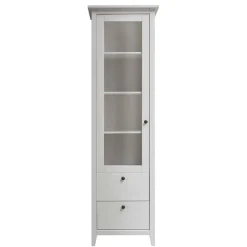 Pharao24 Schmale Vitrine Brostian> Wohnzimmerschrank|Massivholz Schränke