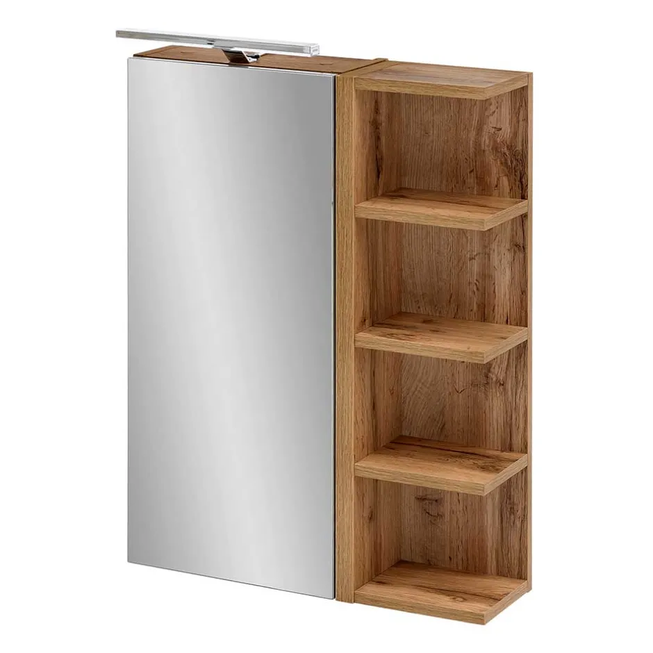 Pharao24 Schmaler Bad Spiegelschrank Ruleca> Spiegelschränke|Badezimmerschränke