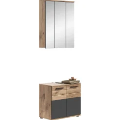 Badmöbel Sets*Pharao24 Schmales Badezimmermöbel Set Faneno