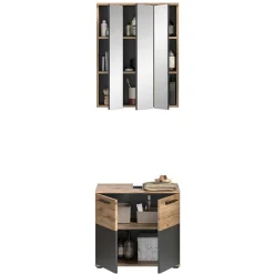 Badmöbel Sets*Pharao24 Schmales Badezimmermöbel Set Faneno