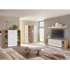 Vitrinenschrank|Wohnzimmervitrinen*Pharao24 Schrank Asprecca