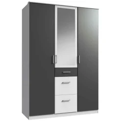 Pharao24 Schrank mit Spiegeltür Tolofoa> Jugendkleiderschrank|Drehtürenschränke