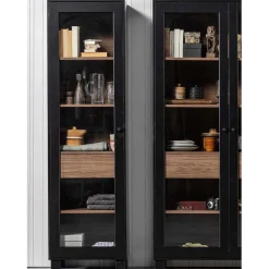 Vitrinenschrank|Stauraumvitrinen*Pharao24 Schrank Vitrine Dortina