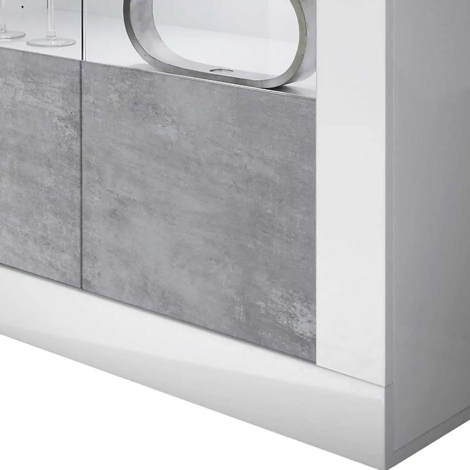 Pharao24 Schrank Vitrine Endion> Wohnzimmervitrinen|Vitrinenschrank