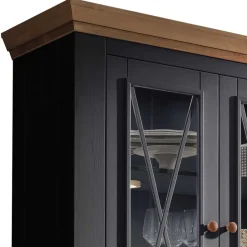 Vitrinenschrank|Wohnzimmervitrinen*Pharao24 Schrank Vitrine Ligolas