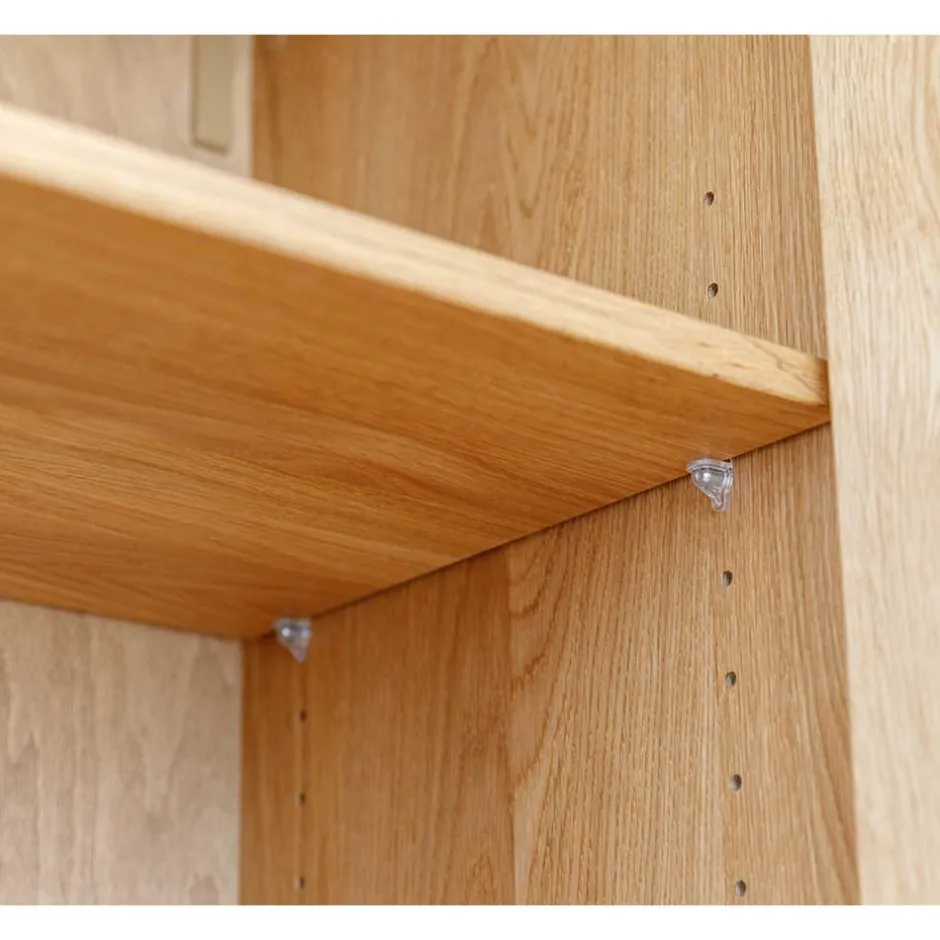 Pharao24 Schrank Vitrine mit Regal Rusaly> Vitrinenschrank|Wohnzimmervitrinen