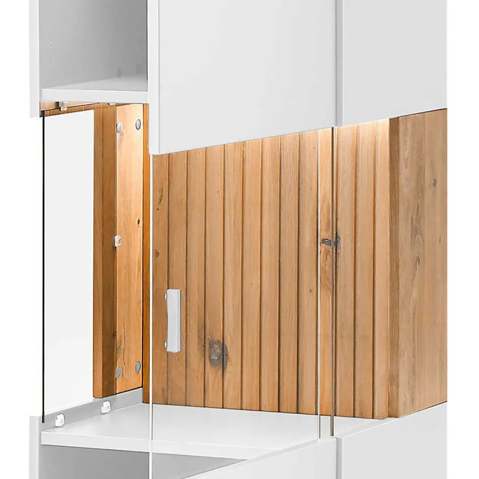 Vitrinenschrank|Wohnzimmervitrinen*Pharao24 Schrank Vitrine Sibiuta