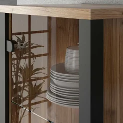 Vitrinenschrank|Stauraumvitrinen*Pharao24 Schrank Vitrine Zepp