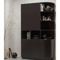 Vitrinenschrank|Wohnzimmervitrinen*Pharao24 Schrank Vreino