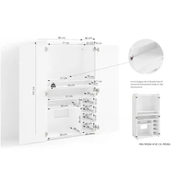 Sekretäre|Schreibtische*Pharao24 Schranksekretär Chimi