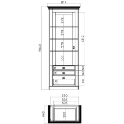 Wohnwand 350 Cm*Pharao24 Schrankwand Craiova