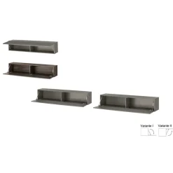 Wohnwand 300 Cm|Moderne Wohnwände*Pharao24 Schrankwand Hanniba