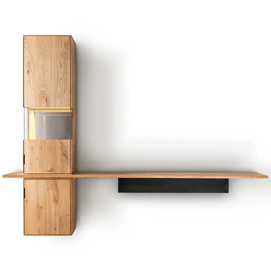 Wohnwand 250 Cm|Moderne Wohnwände*Pharao24 Schrankwand Housten