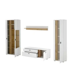 Moderne Wohnwände|Wohnwand 300 Cm*Pharao24 Schrankwand Luzillo