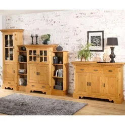 Pharao24 Schrankwand Meclavra> Massivholz Wohnwände