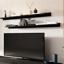 Wohnwand 250 Cm|Moderne Wohnwände*Pharao24 Schrankwand Wohnzimmer Emilina