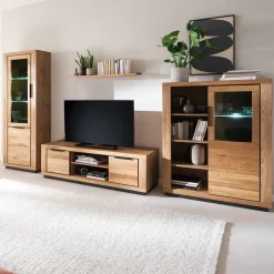 Moderne Wohnwände|Wohnwand 350 Cm*Pharao24 Schrankwand Wohnzimmer Jayva