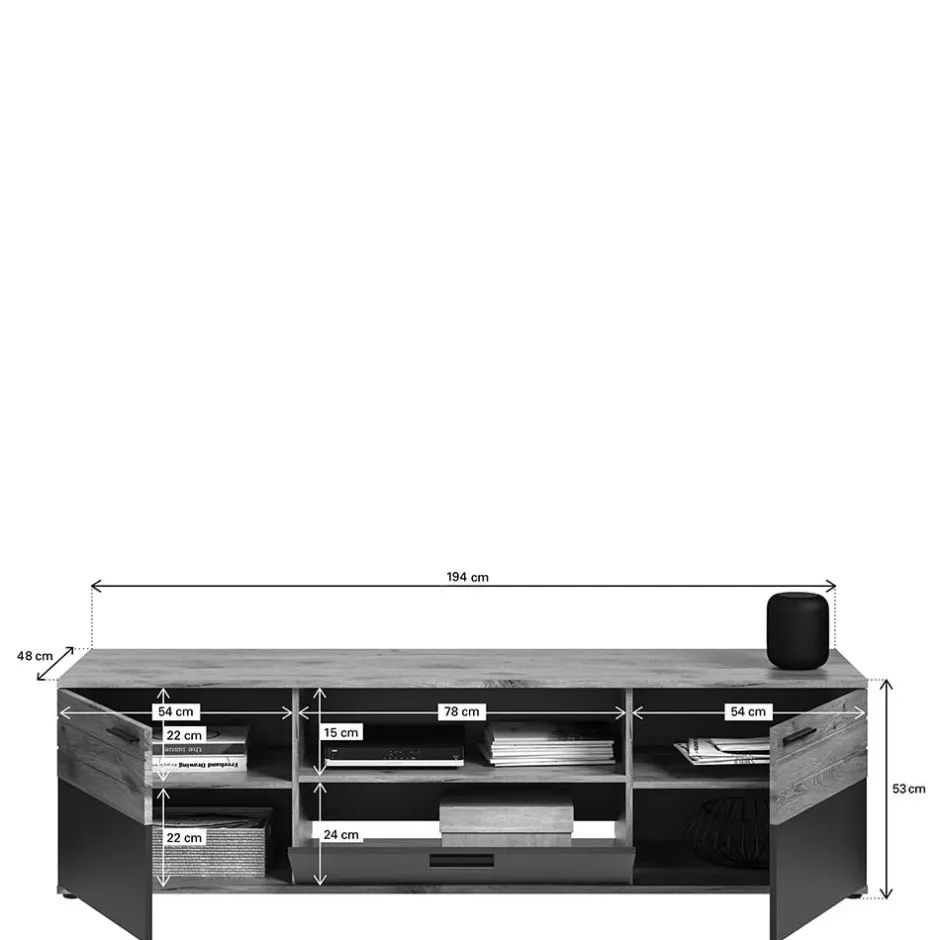 Pharao24 Schrankwand Wohnzimmer Plestna> Moderne Wohnwände|Wohnwand 250 Cm