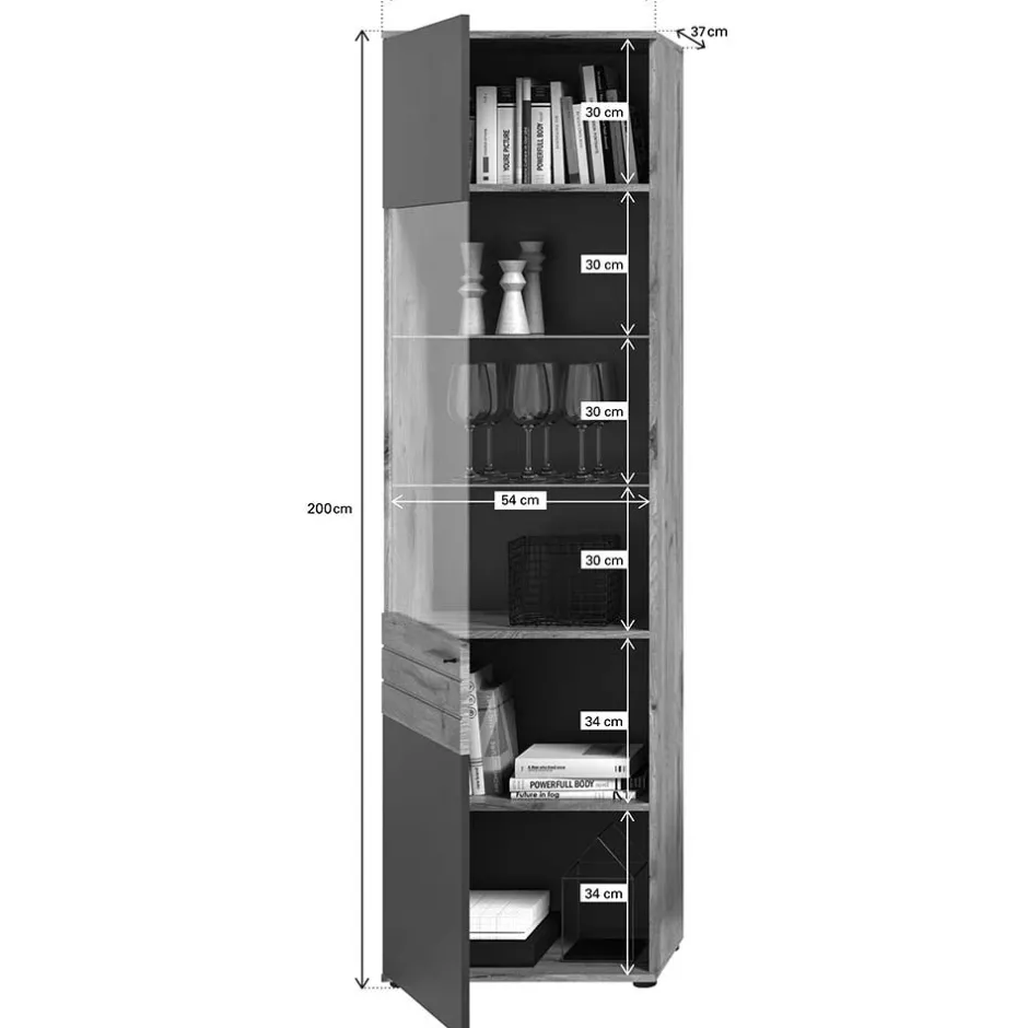 Pharao24 Schrankwand Wohnzimmer Plestna> Moderne Wohnwände|Wohnwand 250 Cm