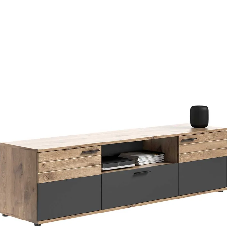 Pharao24 Schrankwand Wohnzimmer Plestna> Moderne Wohnwände|Wohnwand 250 Cm