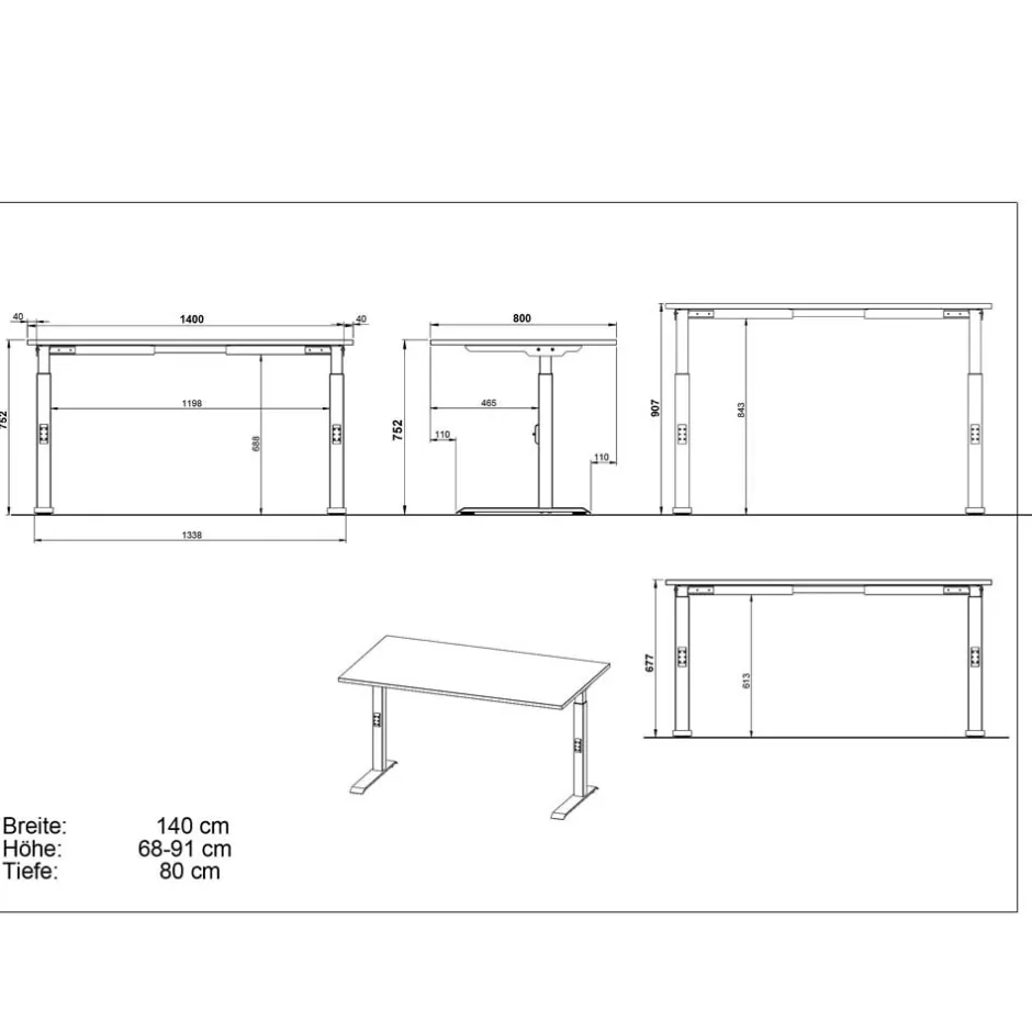 Pharao24 Schreibtisch Arolds> Schreibtische