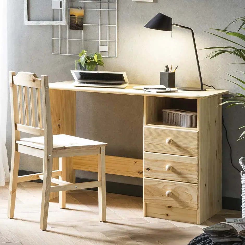 Schreibtische|Computertische*Pharao24 Schreibtisch Grooving