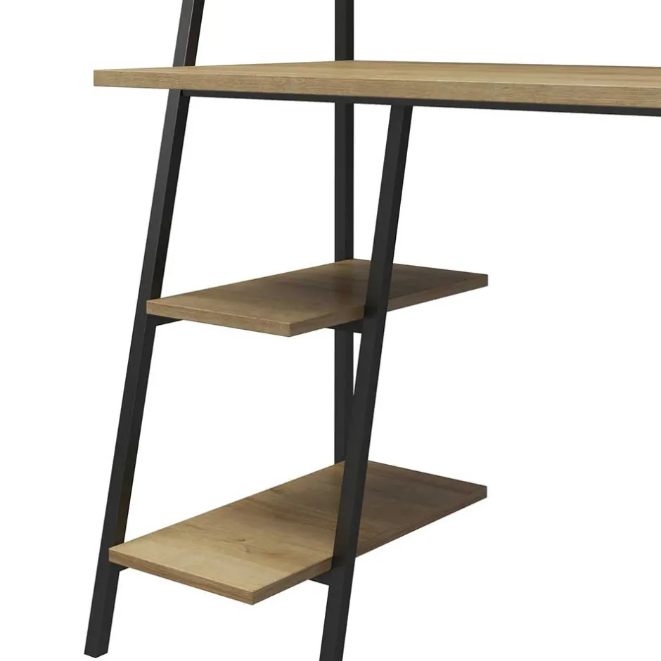 Pharao24 Schreibtisch mit Regal Vester> Schreibtische