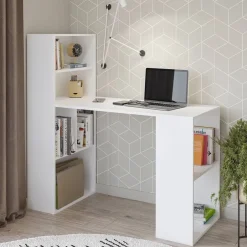 Schreibtische*Pharao24 Schreibtisch mit Regalen Arazony