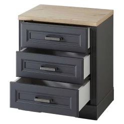 Pharao24 Schreibtisch mit Rollcontainer Luoton><noscript><img width=