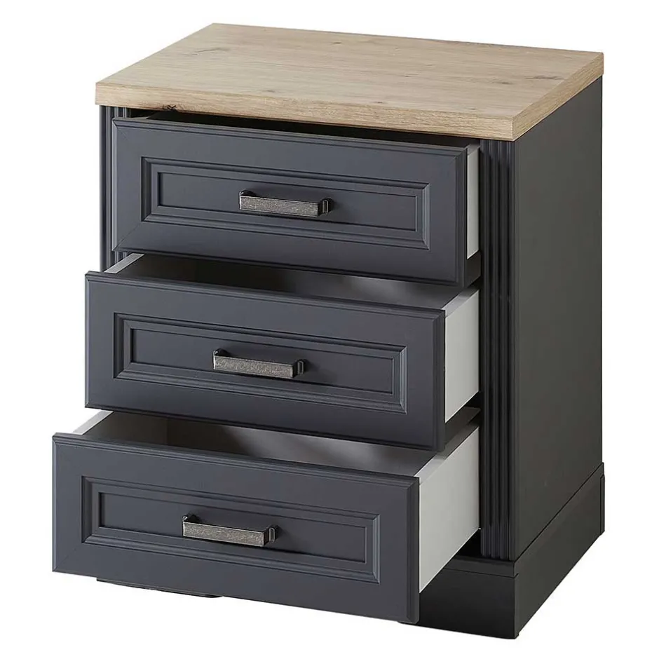 Pharao24 Schreibtisch mit Rollcontainer Luoton> Schreibtische