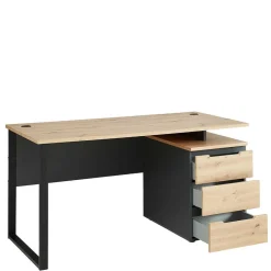 Büromöbel Sets*Pharao24 Schreibtisch mit Schränken Esdravos