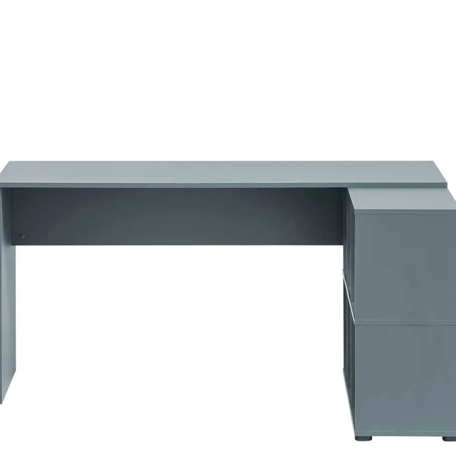 Pharao24 Schreibtisch mit Seitenregal Hermine> Schreibtische