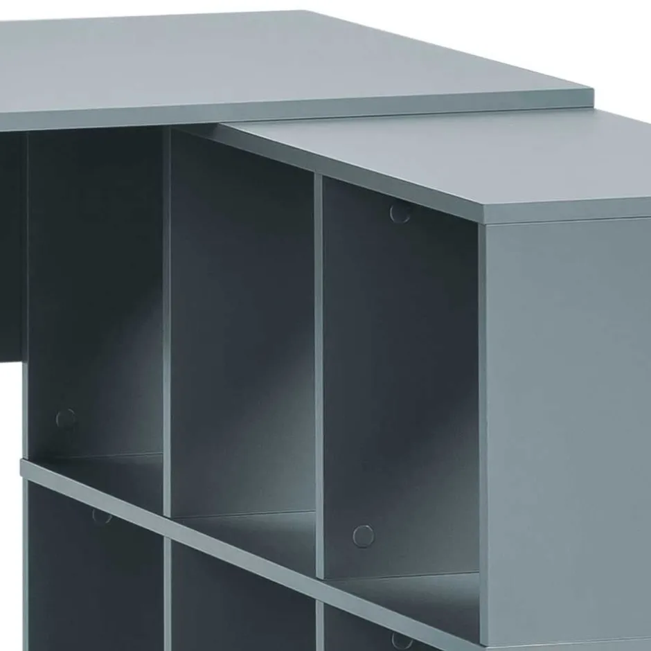 Pharao24 Schreibtisch mit Seitenregal Hermine> Schreibtische