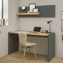 Pharao24 Schreibtisch mit Wandboard Uzniana> Büromöbel Sets