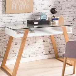 Glastische|Schreibtische*Pharao24 Schreibtisch Zenit