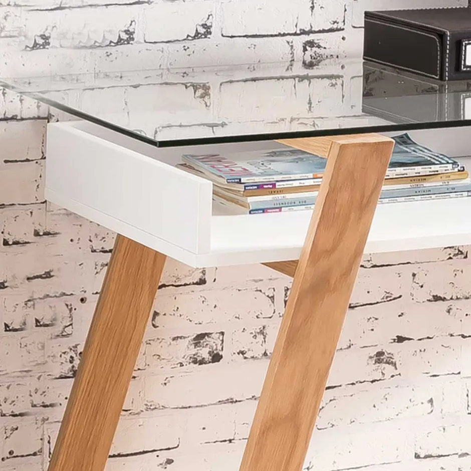 Glastische|Schreibtische*Pharao24 Schreibtisch Zenit