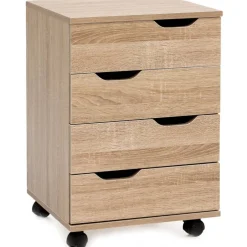 Büroschränke|Aktenschränke*Pharao24 Schreibtischrollcontainer Brunca