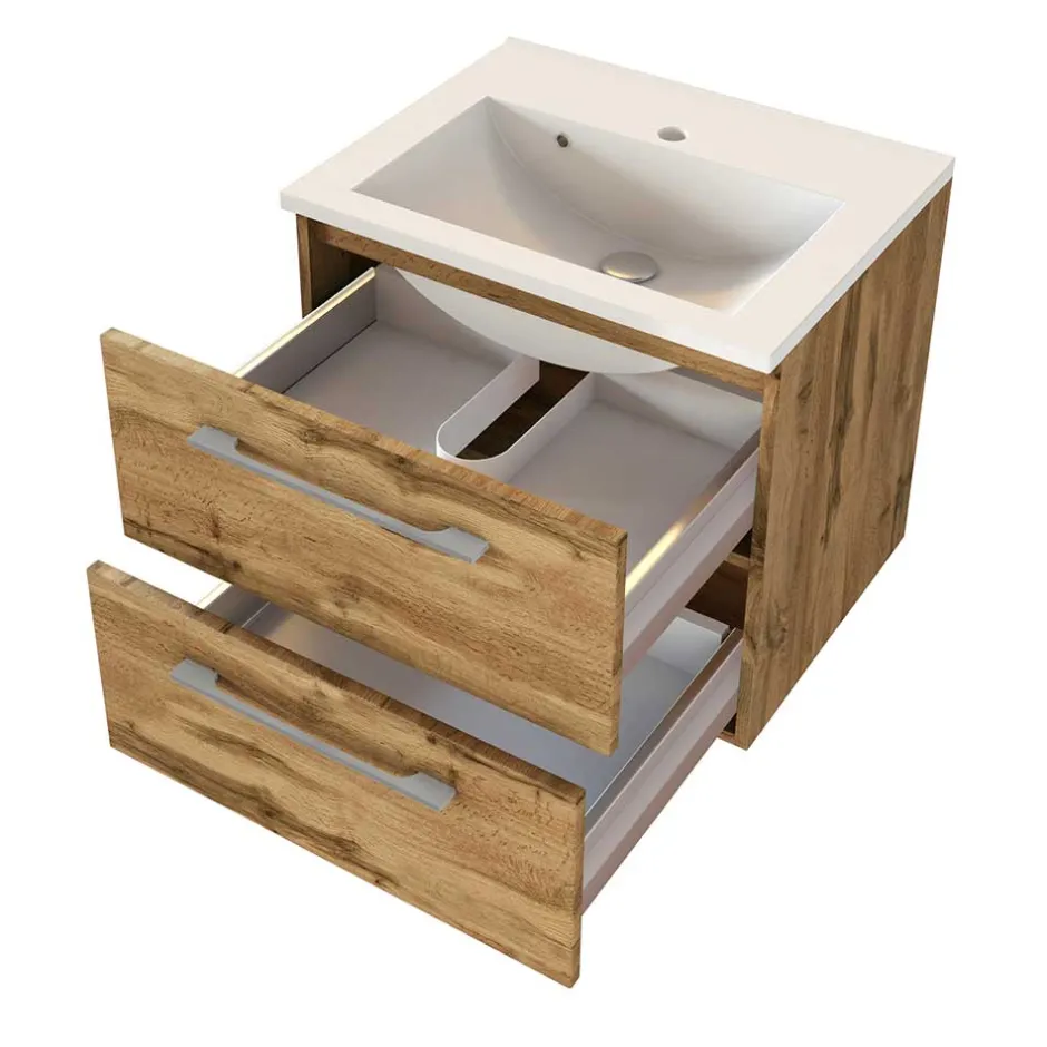 Waschbeckenunterschränke*Pharao24 Schubkasten Waschtisch Dolveran