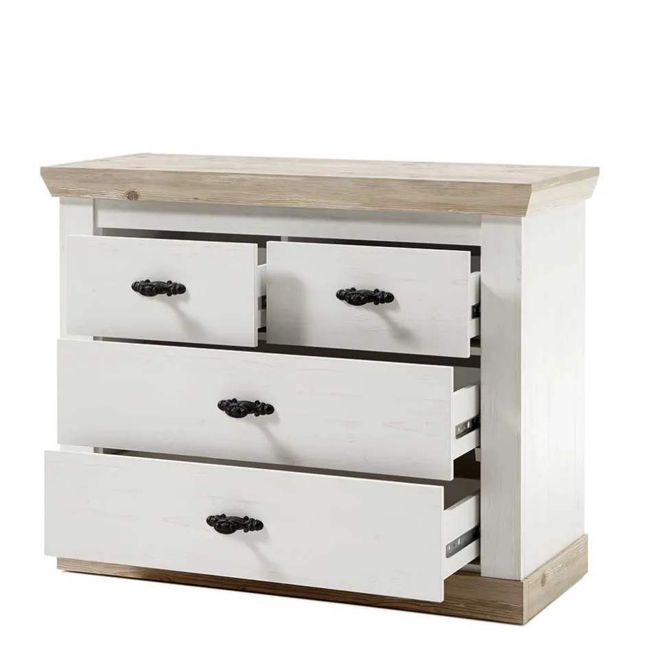 Pharao24 Schubkastenkommode Flurencina> Küchenkommode|Wohnzimmerkommoden