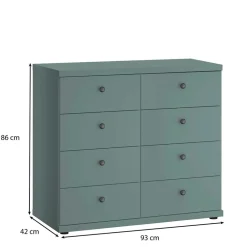 Küchenkommode|Wohnzimmerkommoden*Pharao24 Schubkastenkommode Forjan