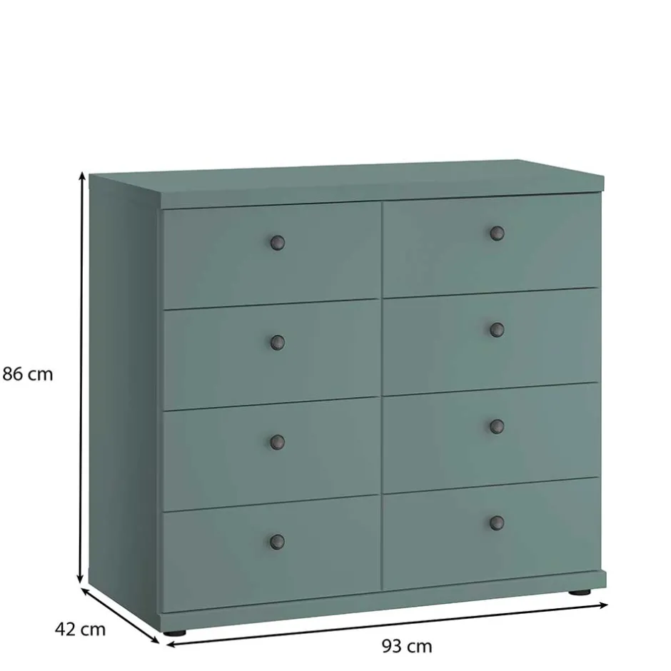 Küchenkommode|Wohnzimmerkommoden*Pharao24 Schubkastenkommode Forjan