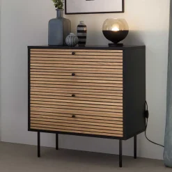 Flurkommoden|Schlafzimmerkommoden*Pharao24 Schubkastenkommode Jacrella