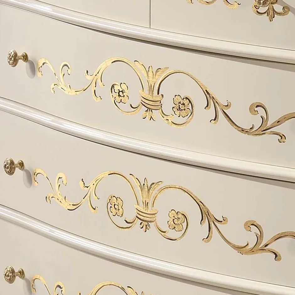 Massivholzmöbel|Küchenkommode*Pharao24 Schubkastenkommode Lotresca