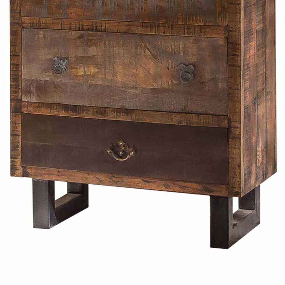 Pharao24 Schubkastenkommode Tamila> Massivholz Kommoden|Flurkommoden