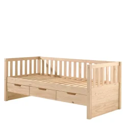 Einzelbetten|Massivholzbetten*Pharao24 Schubladen Jugendbett Maraike