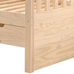 Einzelbetten|Massivholzbetten*Pharao24 Schubladen Jugendbett Maraike