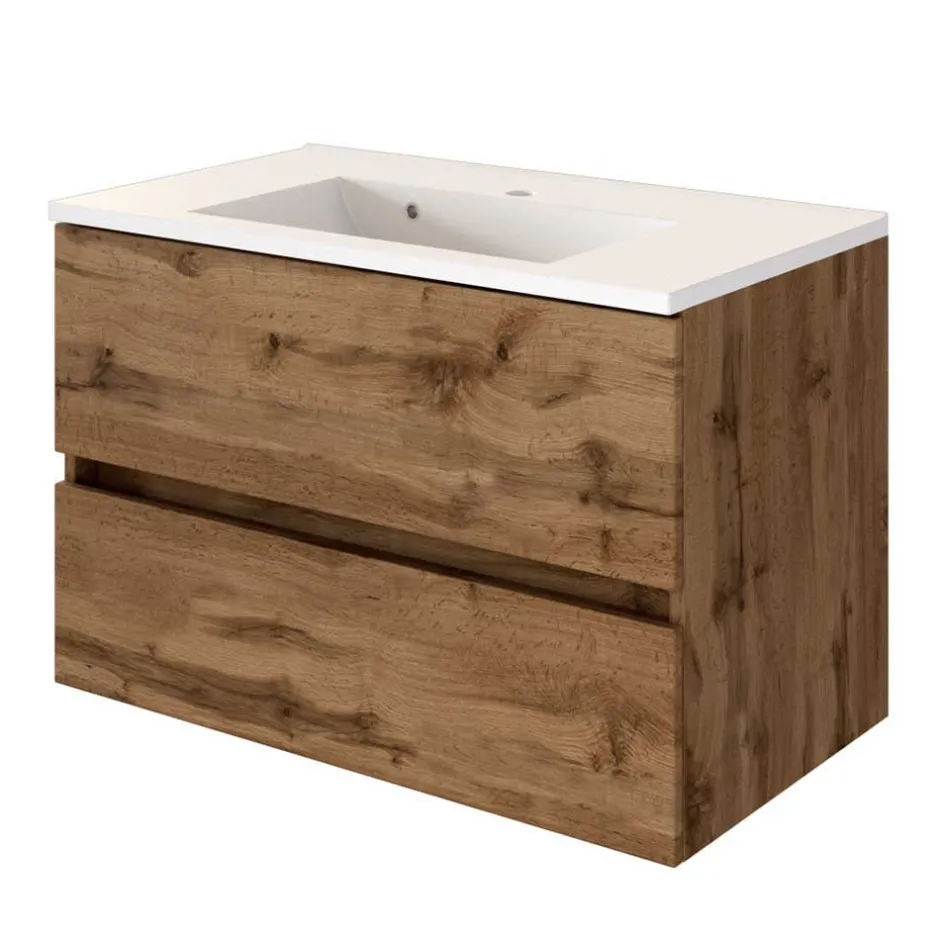 Waschbeckenunterschränke|Badezimmerschränke*Pharao24 Schubladen Waschtisch Alley