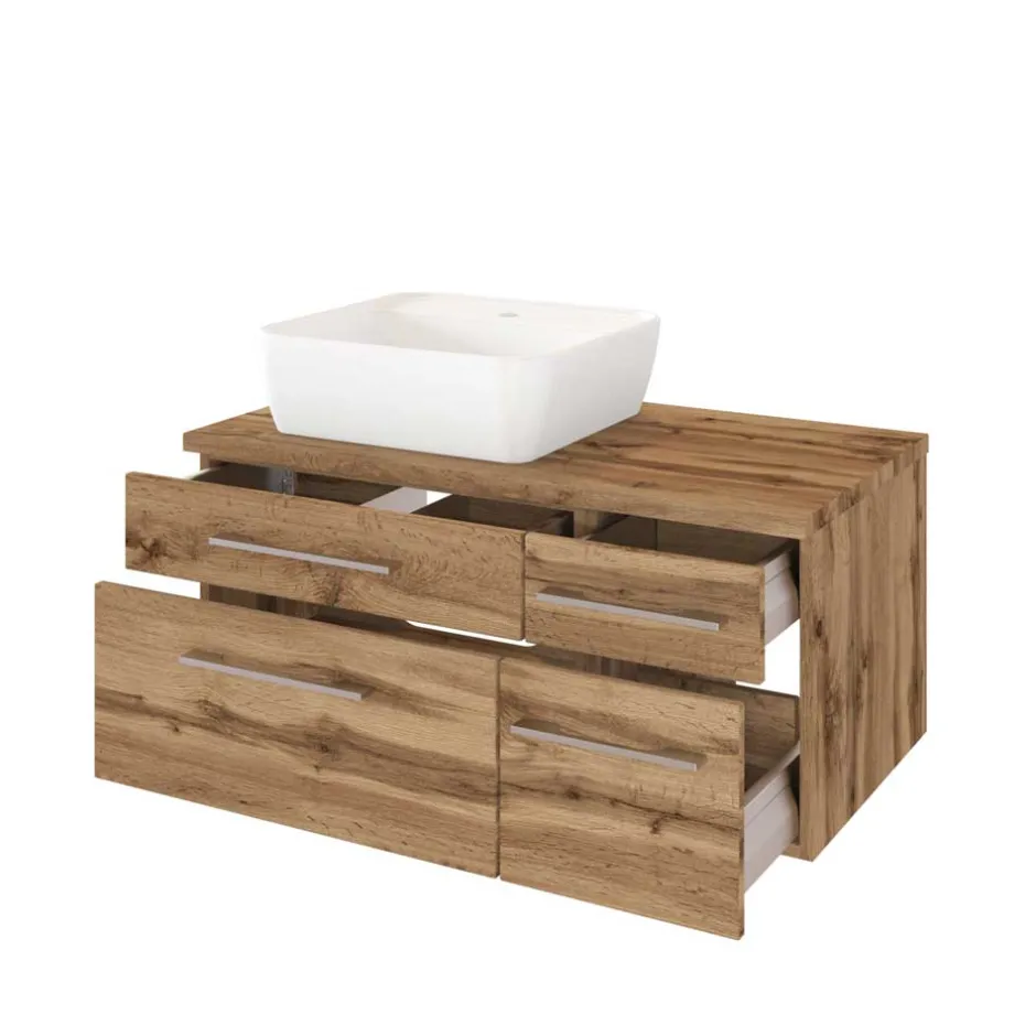 Pharao24 Schubladen Waschtisch Besdos> Waschbeckenunterschränke