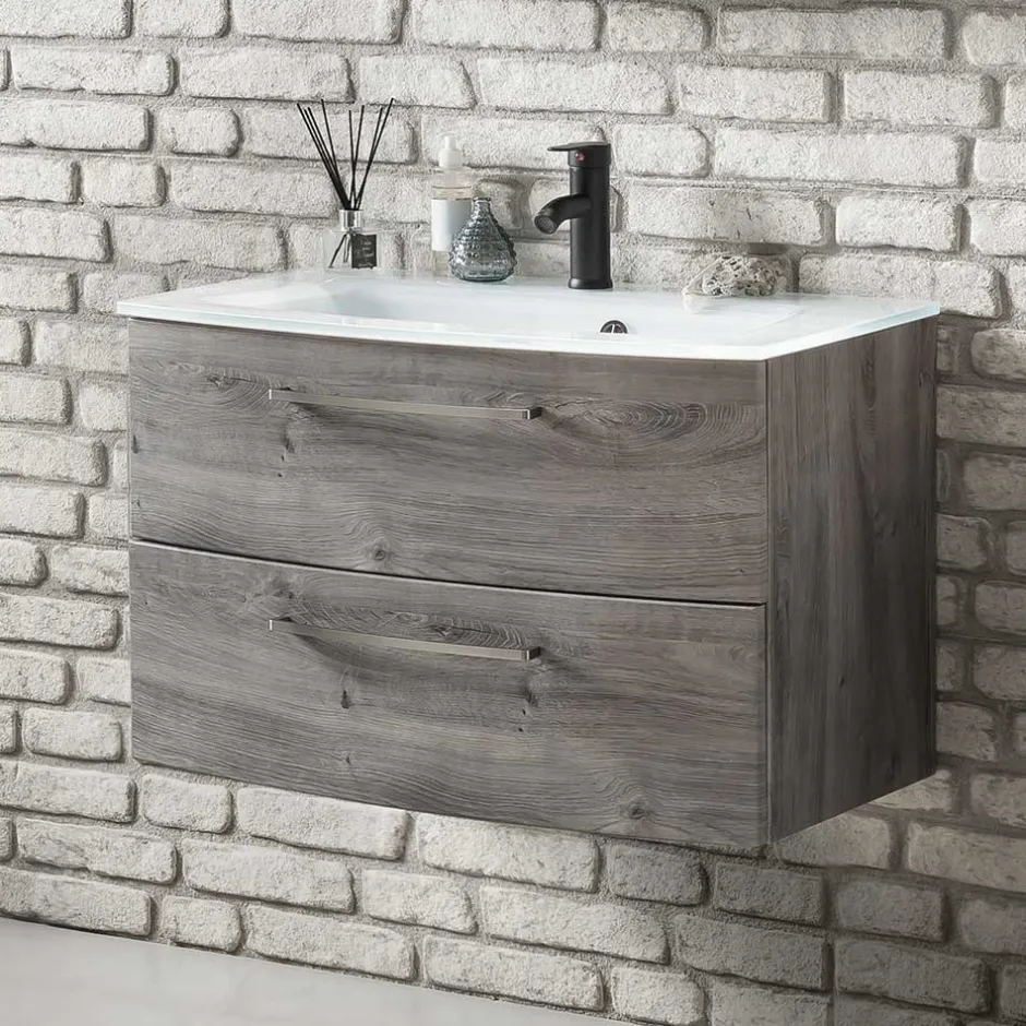 Pharao24 Schubladen Waschtisch Isdrina> Waschbeckenunterschränke